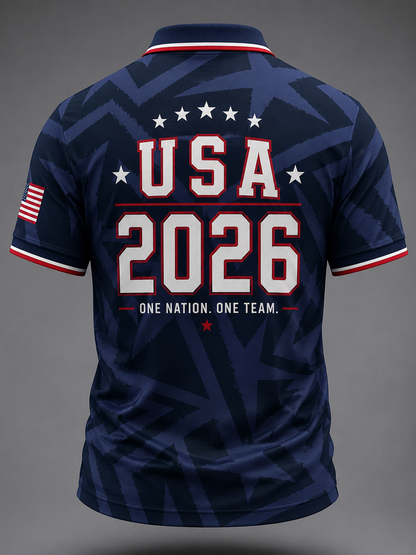Men's USA Football Printed Shirt