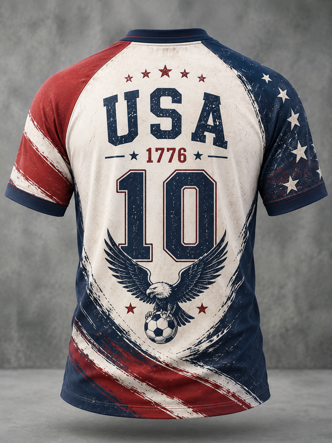 Men's USA Football Printed T-Shirt