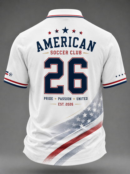 Men's USA Football Printed Shirt