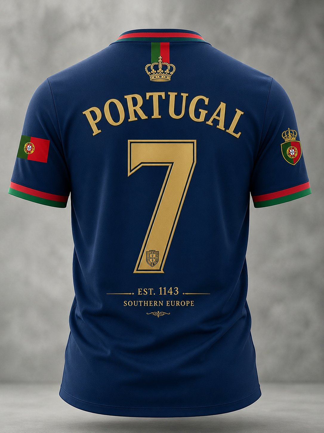 Men's Portugal Football Short Sleeve T-shirt