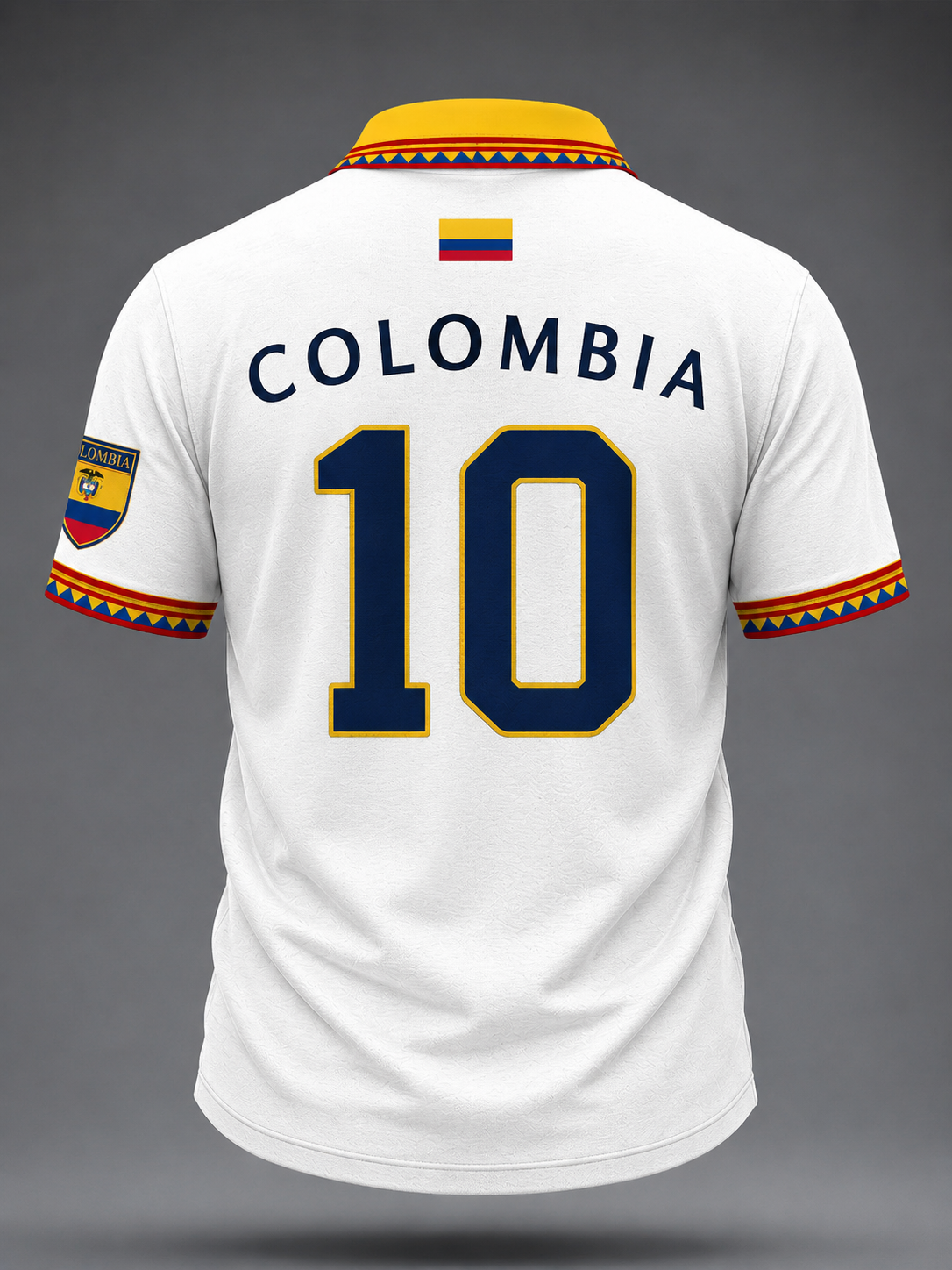 Unisex Columbia Print Polo Shirt